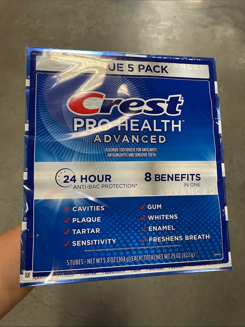 Crest Pro-Health Advanced Toothpaste 5-Pack